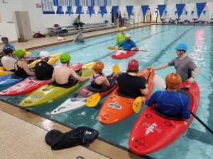 Kayak in-water training