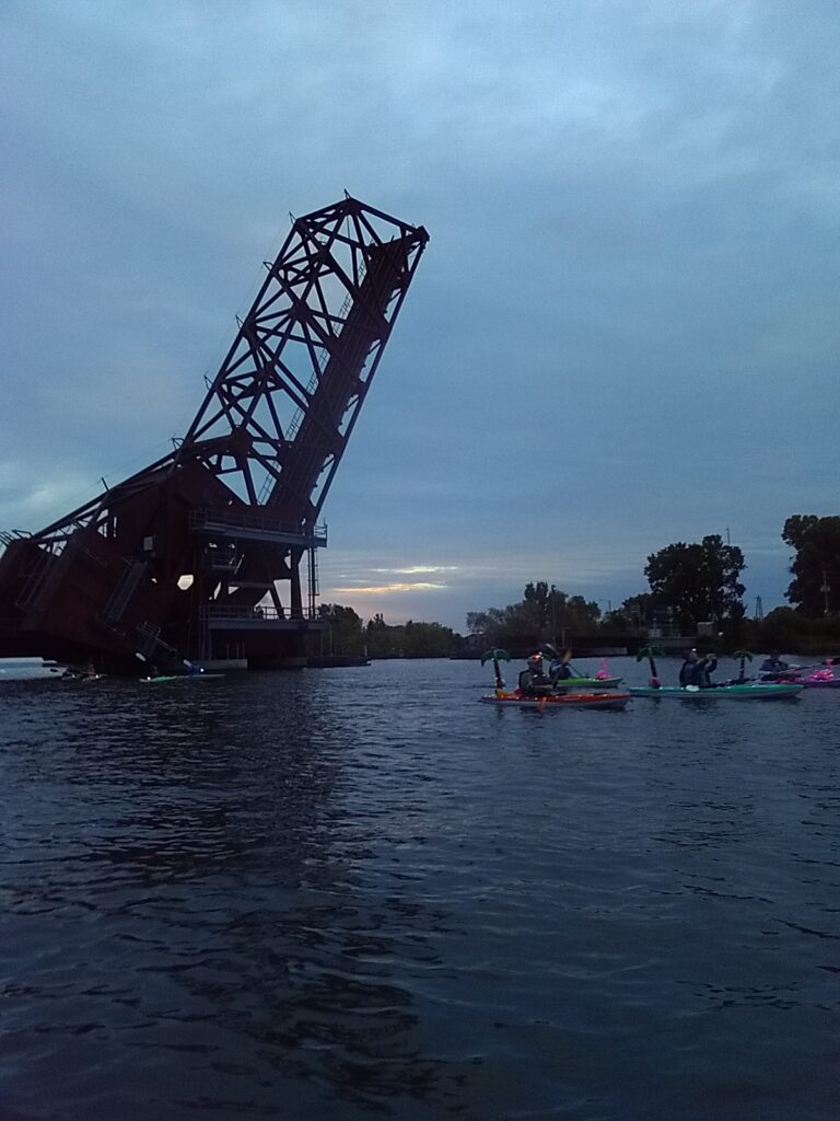 We’ve seen the light  <br>on night paddles 