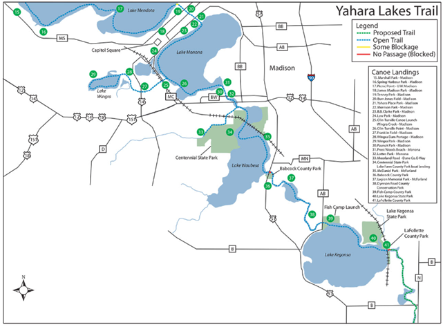 Madison Gathering lakes map